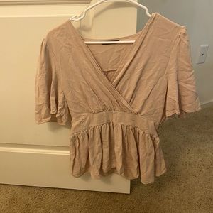 Beige Blouse| Worn Once| Purchased at Shein| Excellent Condition